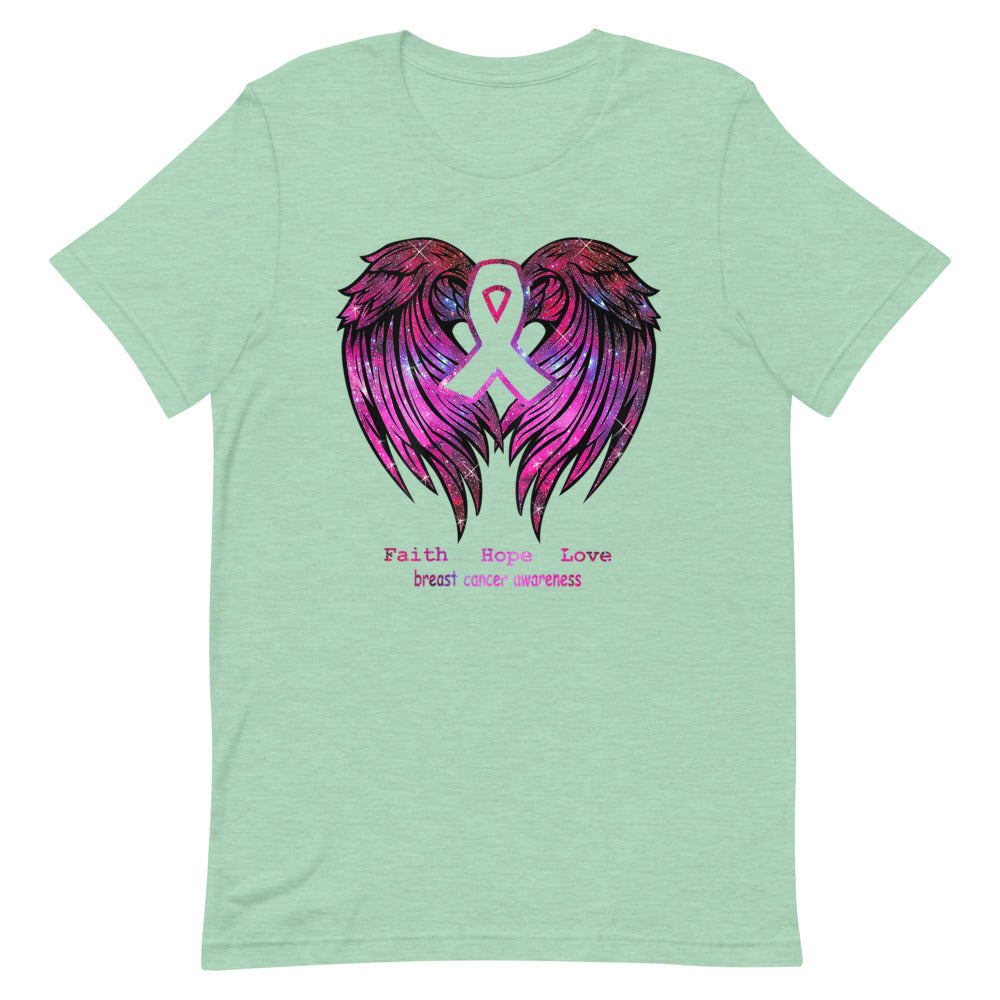 BREAST CANCER AWARENESS HOPE Short-Sleeve Unisex T-Shirt T&L Fashions Boutique