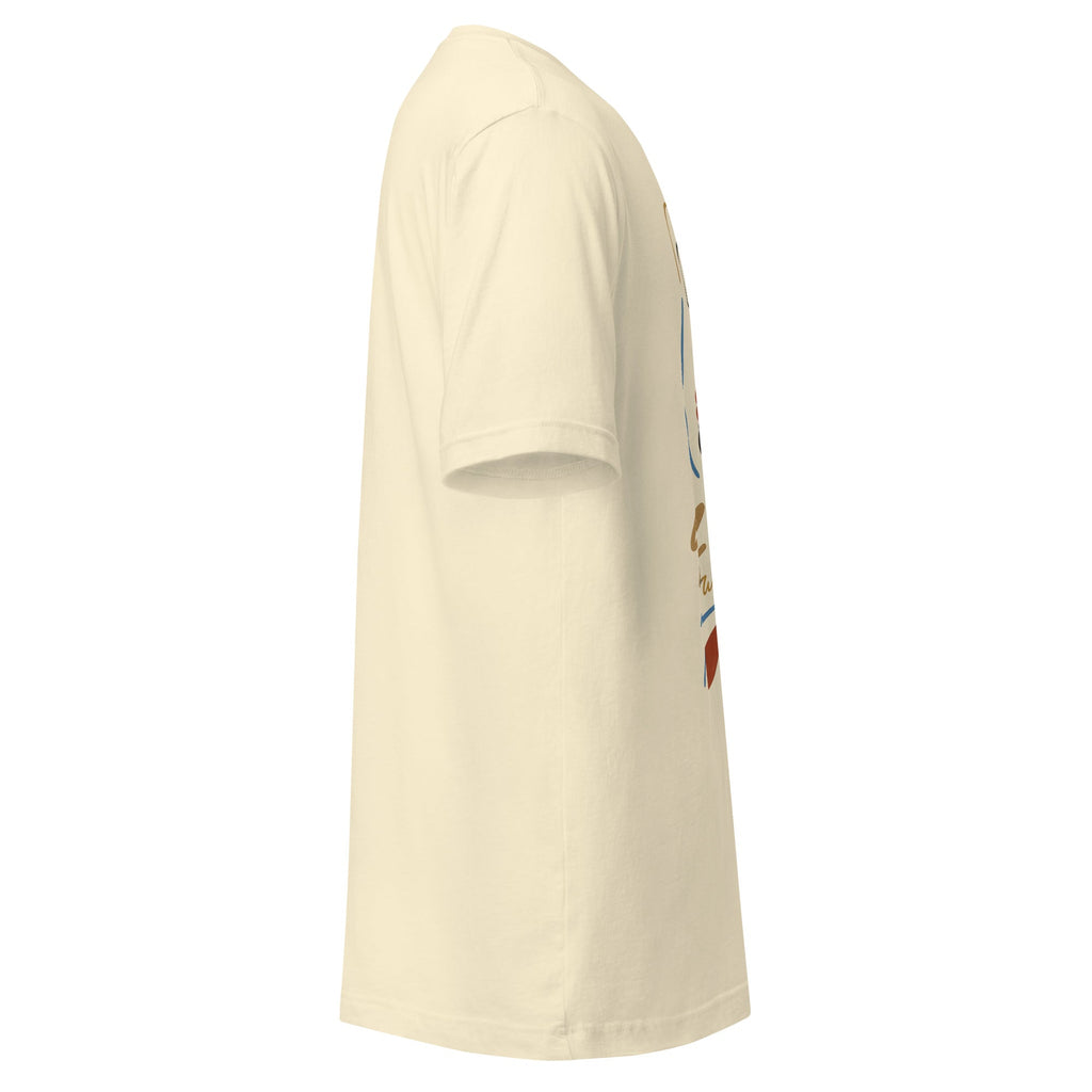 Radiant Graphic Cotton T-shirt Boho Brown