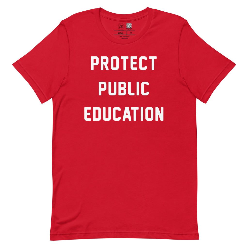 Protect Public Education Classic Tee Kind Cotton