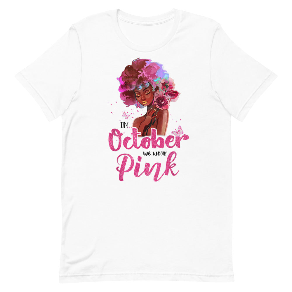 BREAST CANCER AWARENESS OCTOBER PINK Short-Sleeve Unisex T-Shirt T&L Fashions Boutique