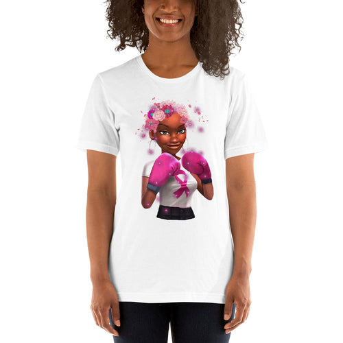 BREAST CANCER AWARENESS FIGHT Short-Sleeve Unisex T-Shirt T&L Fashions Boutique