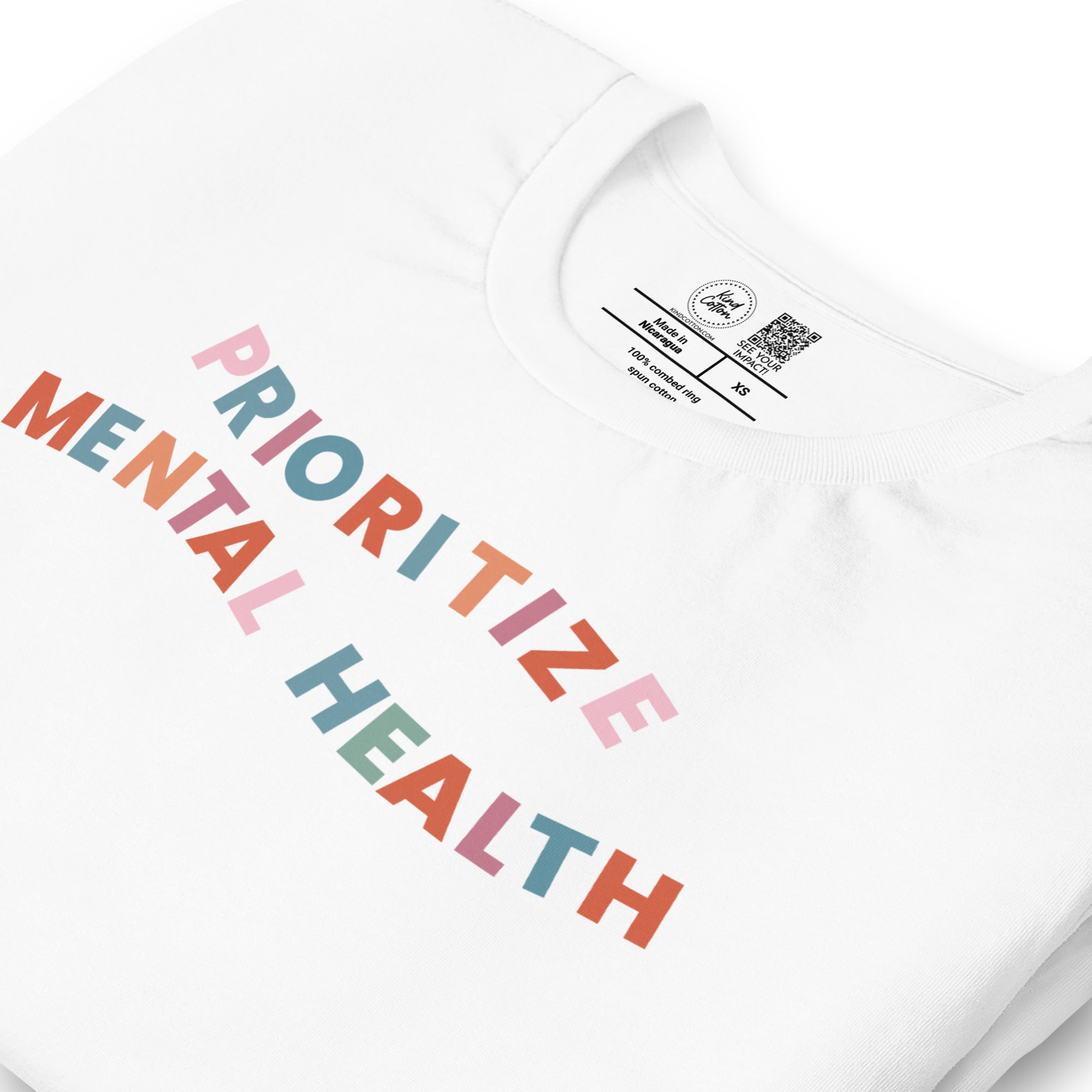 Prioritize Mental Health Classic Tee Kind Cotton