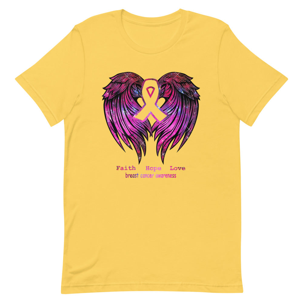 BREAST CANCER AWARENESS HOPE Short-Sleeve Unisex T-Shirt T&L Fashions Boutique
