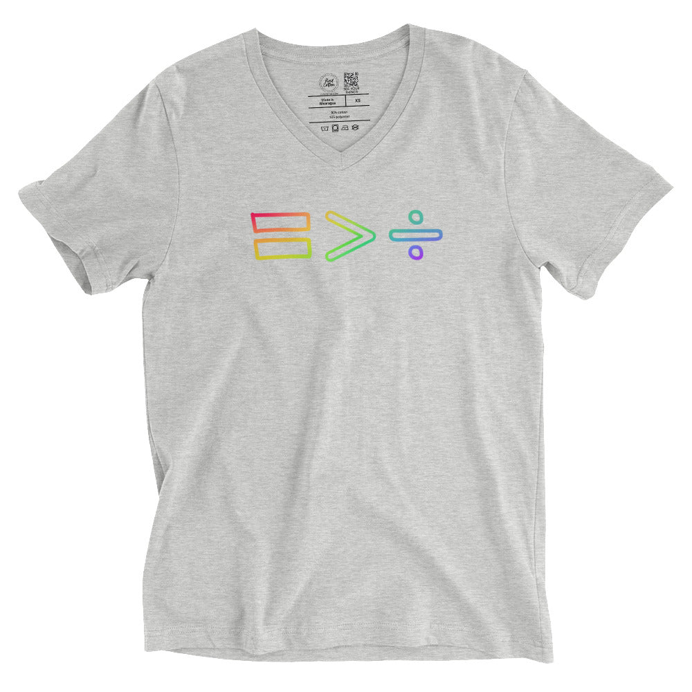 Equality Greater Than Division Classic Tee Kind Cotton