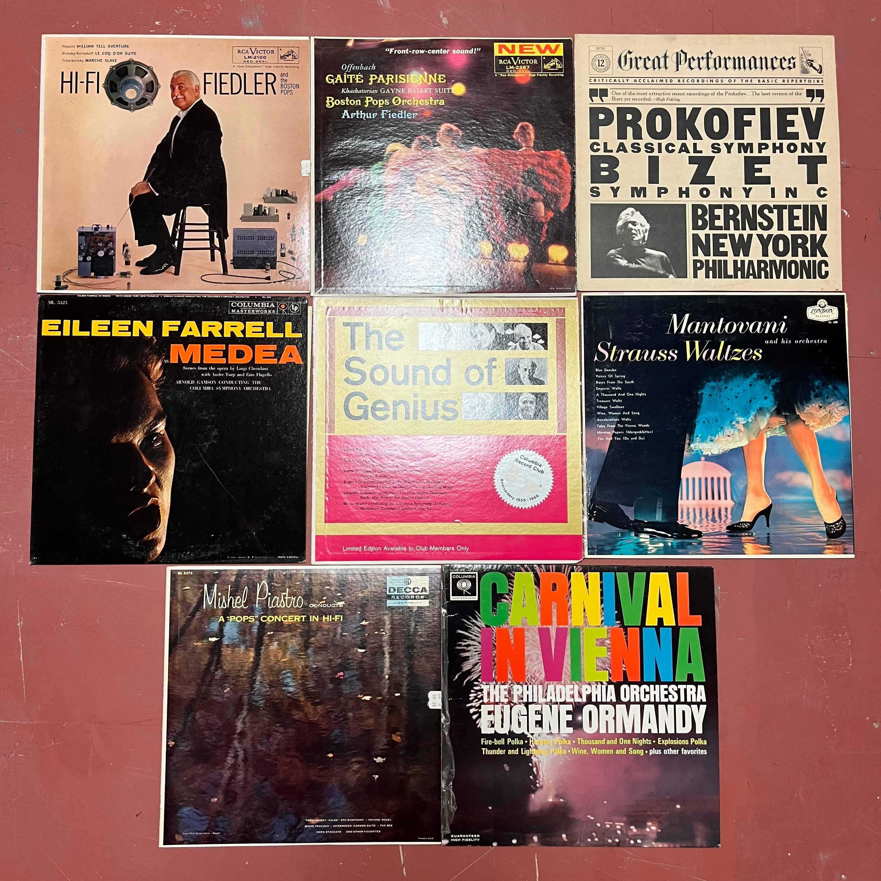 Various - 8 CLASSICAL MUSIC VINYL RECORD ALBUM LPS <EX CONDITIONS> | Very Good Plus (VG+) Very Good Plus (VG+) Love Vinyl Records