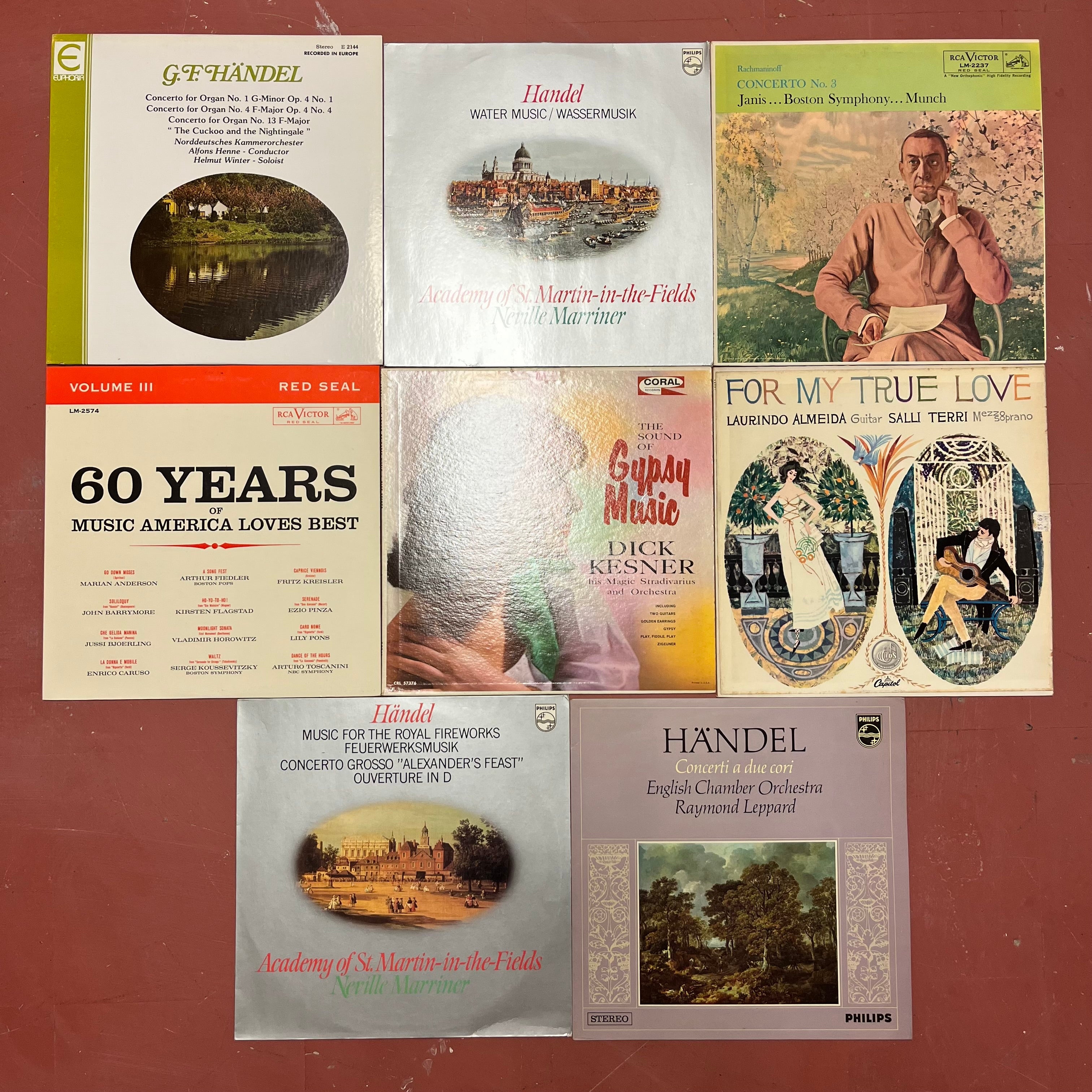 Various - 8 CLASSICAL VINYL RECORD ALBUM LPS <EX TO NM CONDITIONS> | Near Mint (NM or M-) Excellent+ (EX+) Love Vinyl Records