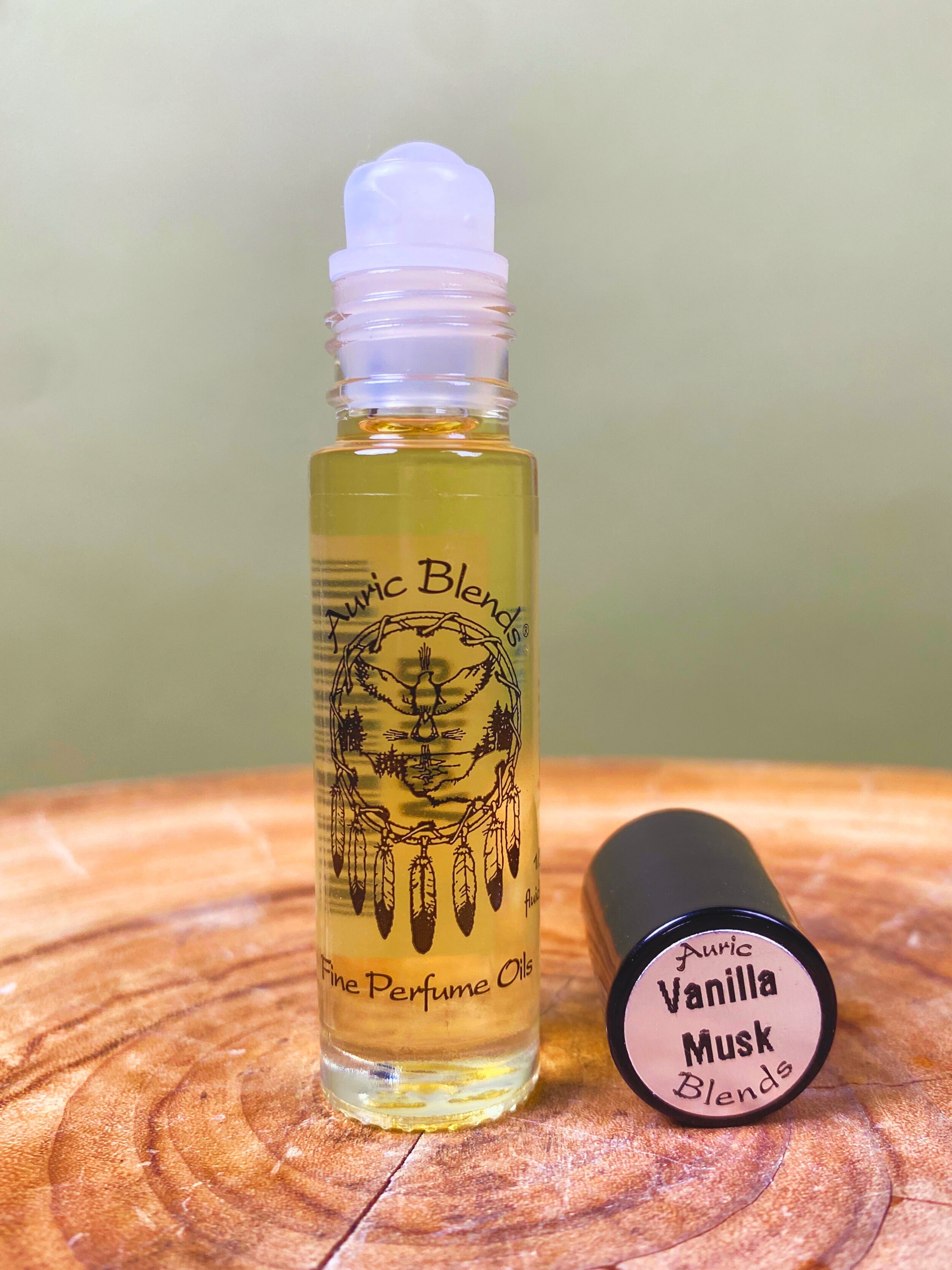 Vanilla Musk Roll-on Perfume Oil | 0.33 fl oz Auric Blends