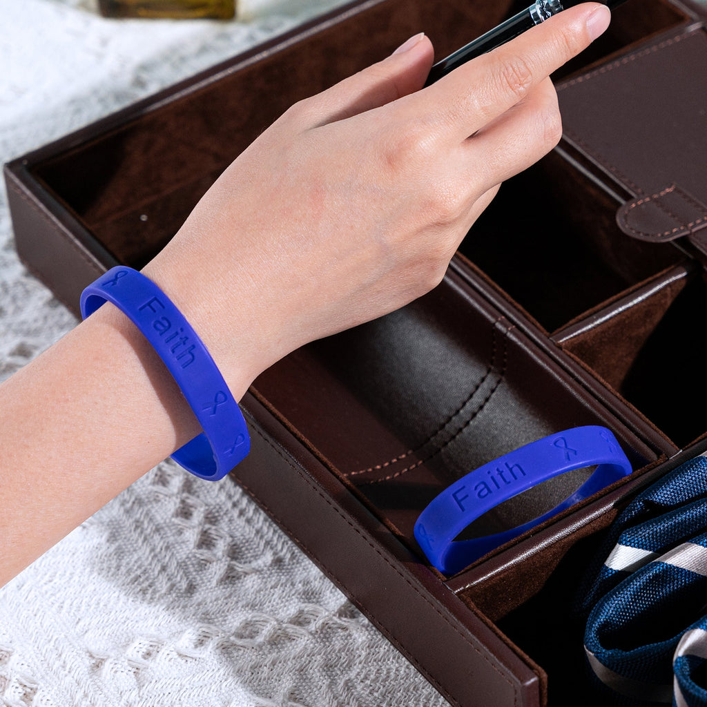 Violet Silicone Bracelets The Awareness Company