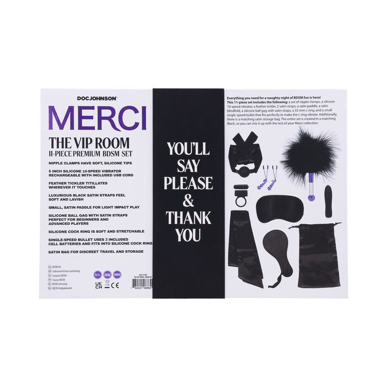 Merci The VIP Room Premium BDSM Set Adult Toy Box