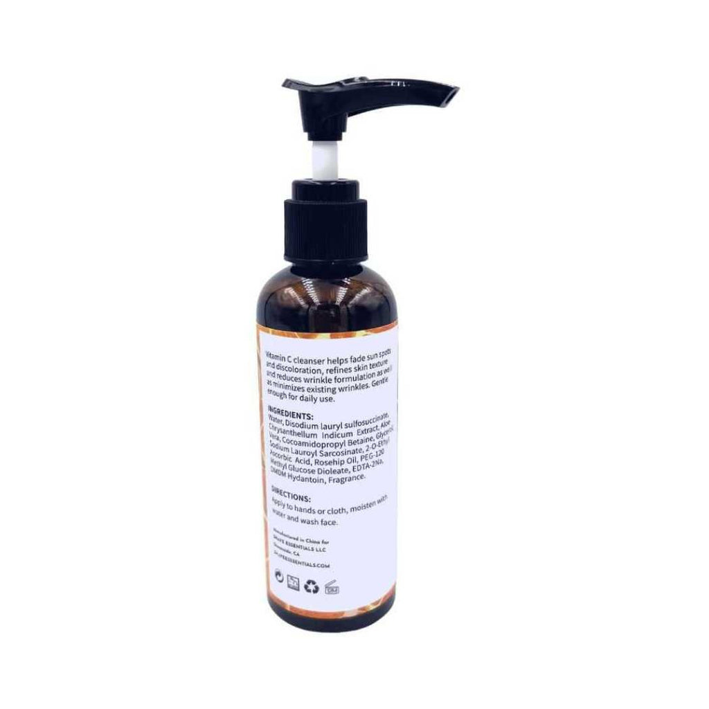 Gentle Vitamin C Facial Cleanser for Anti-Aging Skincare Shave Essentials