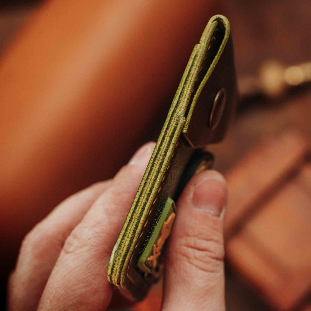 Leather Velcro Wallet - Voyager v2 | Patch Display Card Holder | EDC Pirate Goods