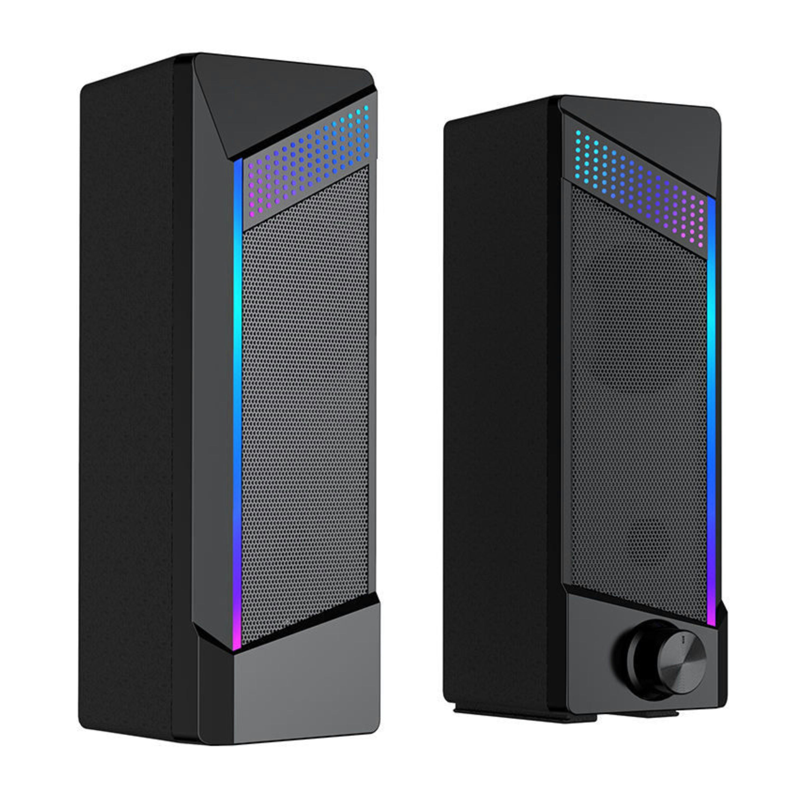 RGB USB Gaming Soundbar – 6W ABS Speaker for PC/Computer KENRO