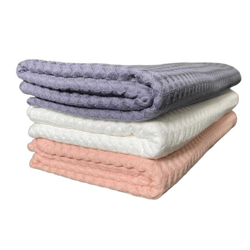 Waffle Weave Bath Towel Shave Essentials