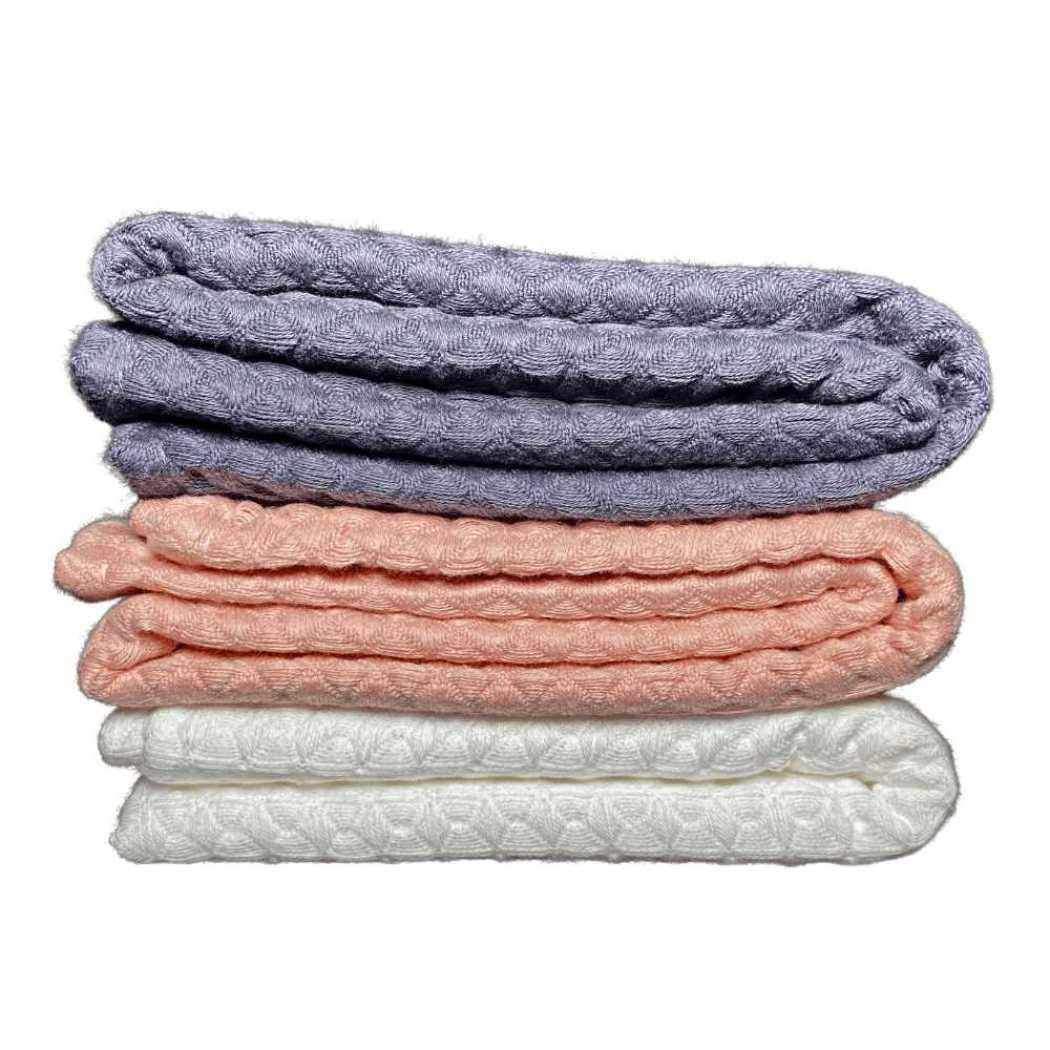 Waffle Weave Bath Towel Shave Essentials