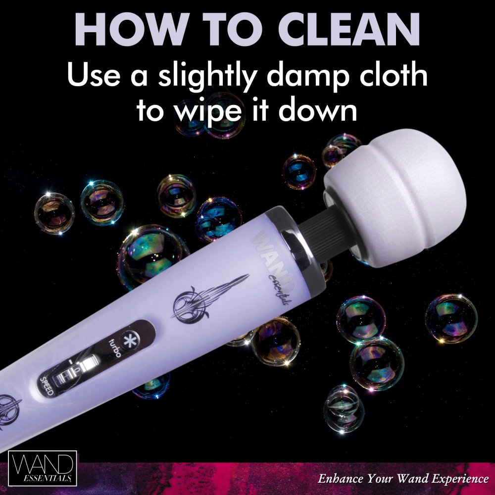 Wand Essentials 8-Speed Turbo Pearl Wand Massager Adult Toy Box