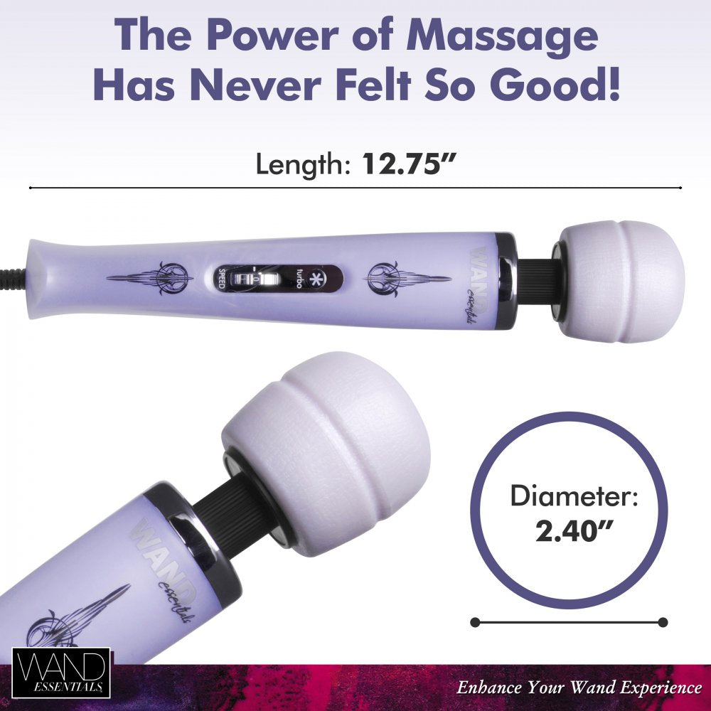 Wand Essentials 8-Speed Turbo Pearl Wand Massager Adult Toy Box