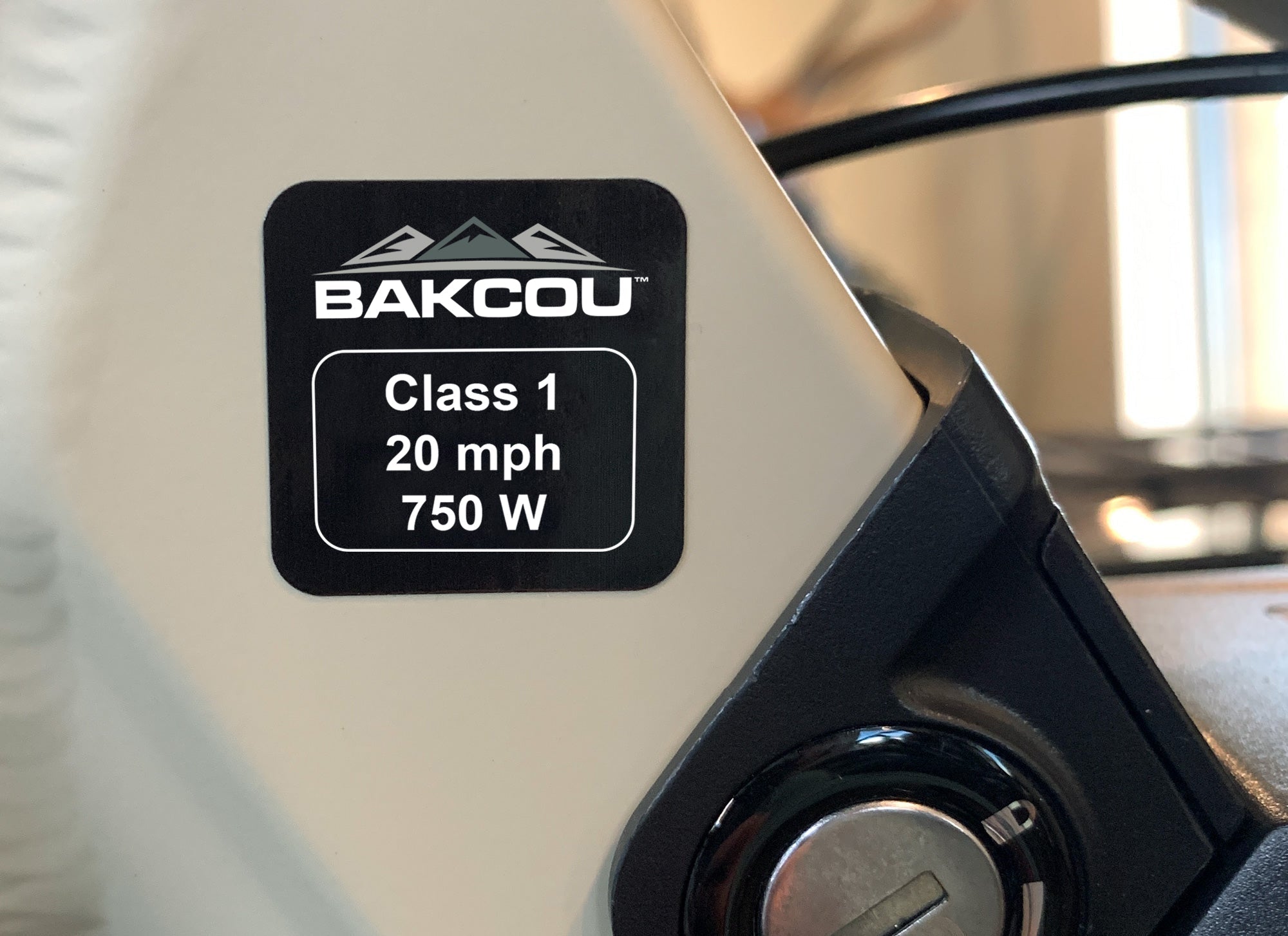 Weather-Proof 750w Bike Label Bakcou