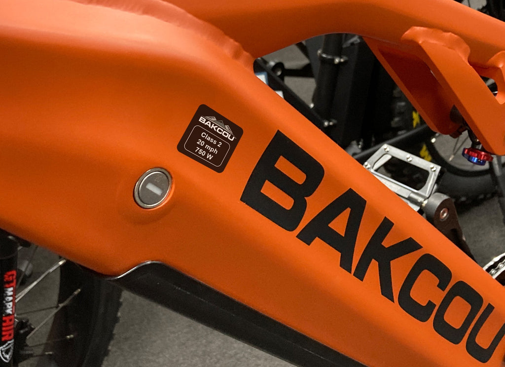 Weather-Proof 750w Bike Label Bakcou