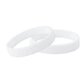 White Silicone Bracelets The Awareness Company