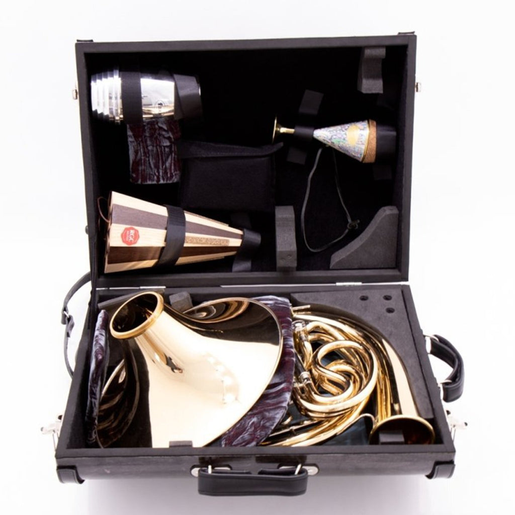 Wiseman Wooden - Detachable Bell French Horn Case (Standard Size for Most French Horns) Houghton Horns