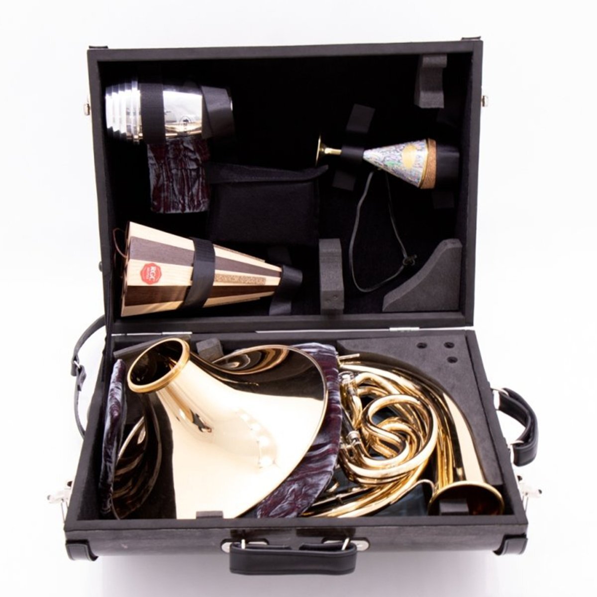 Wiseman Wooden - Detachable Bell French Horn Case (Standard Size for Most French Horns) Houghton Horns