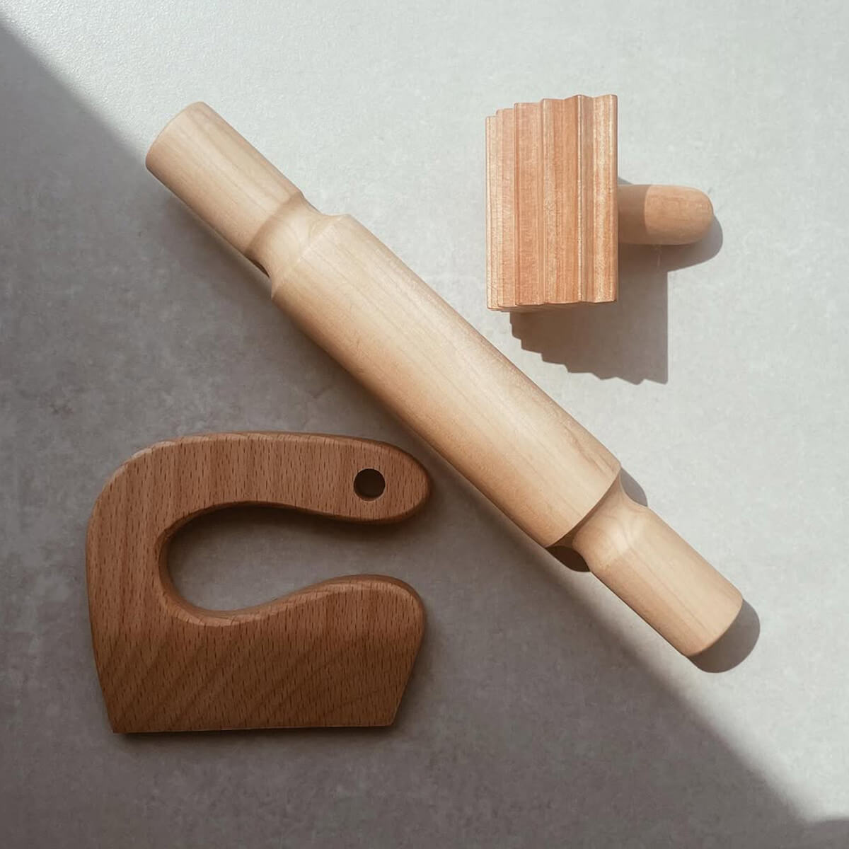 Eco-Dough Wooden Tools Set elseware unplug