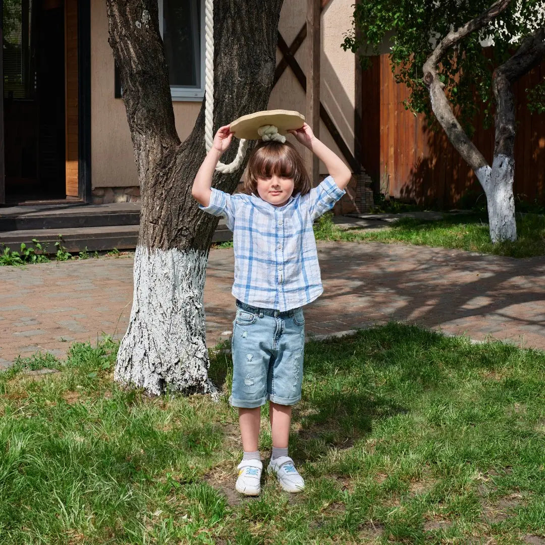 Wooden rope swing for kids Goodevas B2B