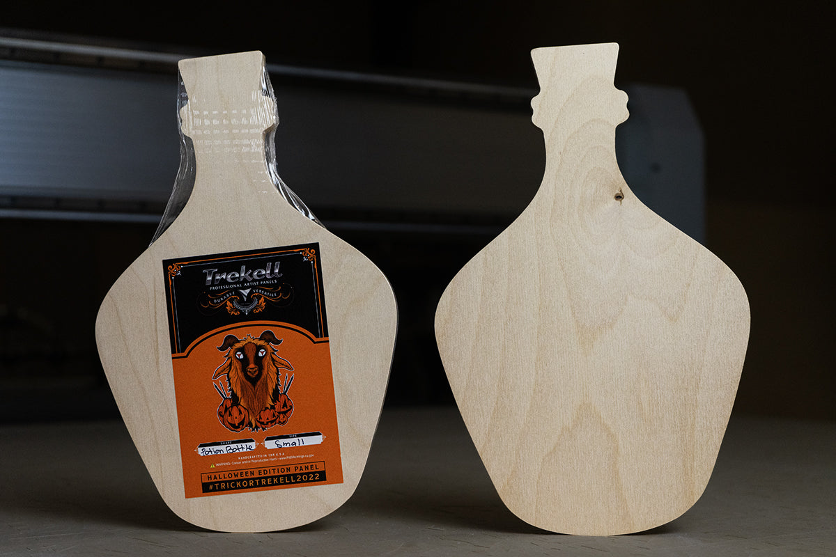 Trekell Potion Bottle Panel - Wooden Painting Halloween Canvas Trekell Art Supplies