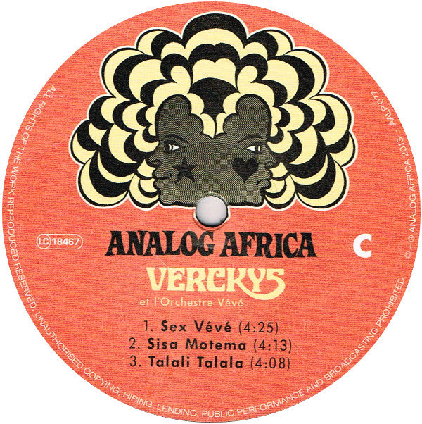 Verckys - Congolese Funk, Afrobeat & Psychedelic Rumba 1969-1978 | Mint (M) Mint (M) Love Vinyl Records