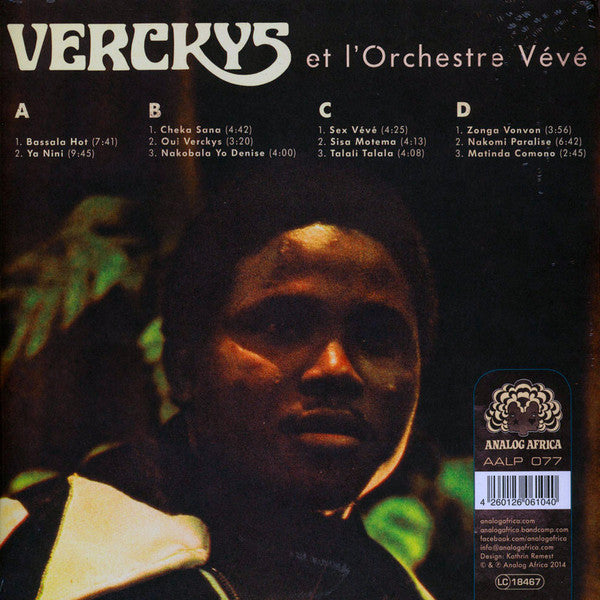 Verckys - Congolese Funk, Afrobeat & Psychedelic Rumba 1969-1978 | Mint (M) Mint (M) Love Vinyl Records