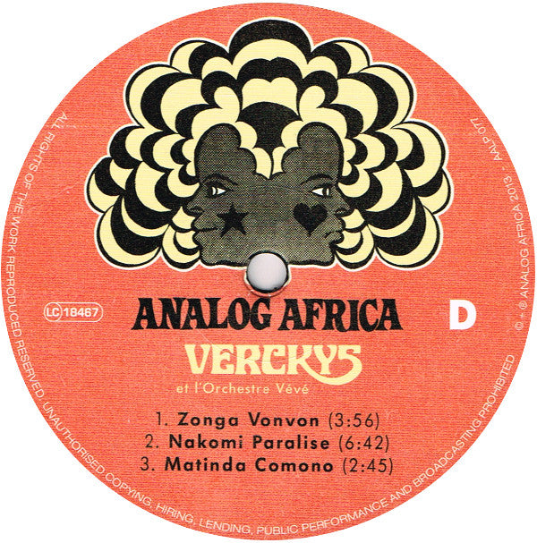 Verckys - Congolese Funk, Afrobeat & Psychedelic Rumba 1969-1978 | Mint (M) Mint (M) Love Vinyl Records