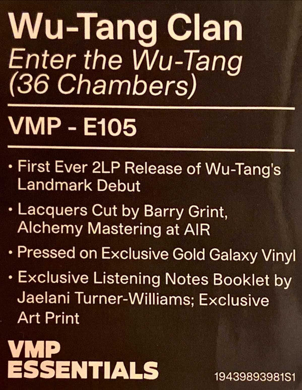 Enter The Wu-Tang (36 Chambers) | Mint (M) Mint (M) Love Vinyl Records