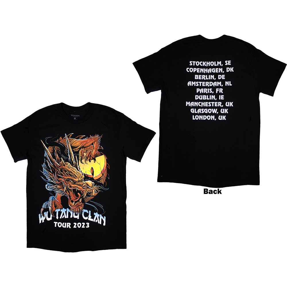 Wu-Tang Clan - Tour '23 Dragon Back Print | Men's | Love Vinyl Records