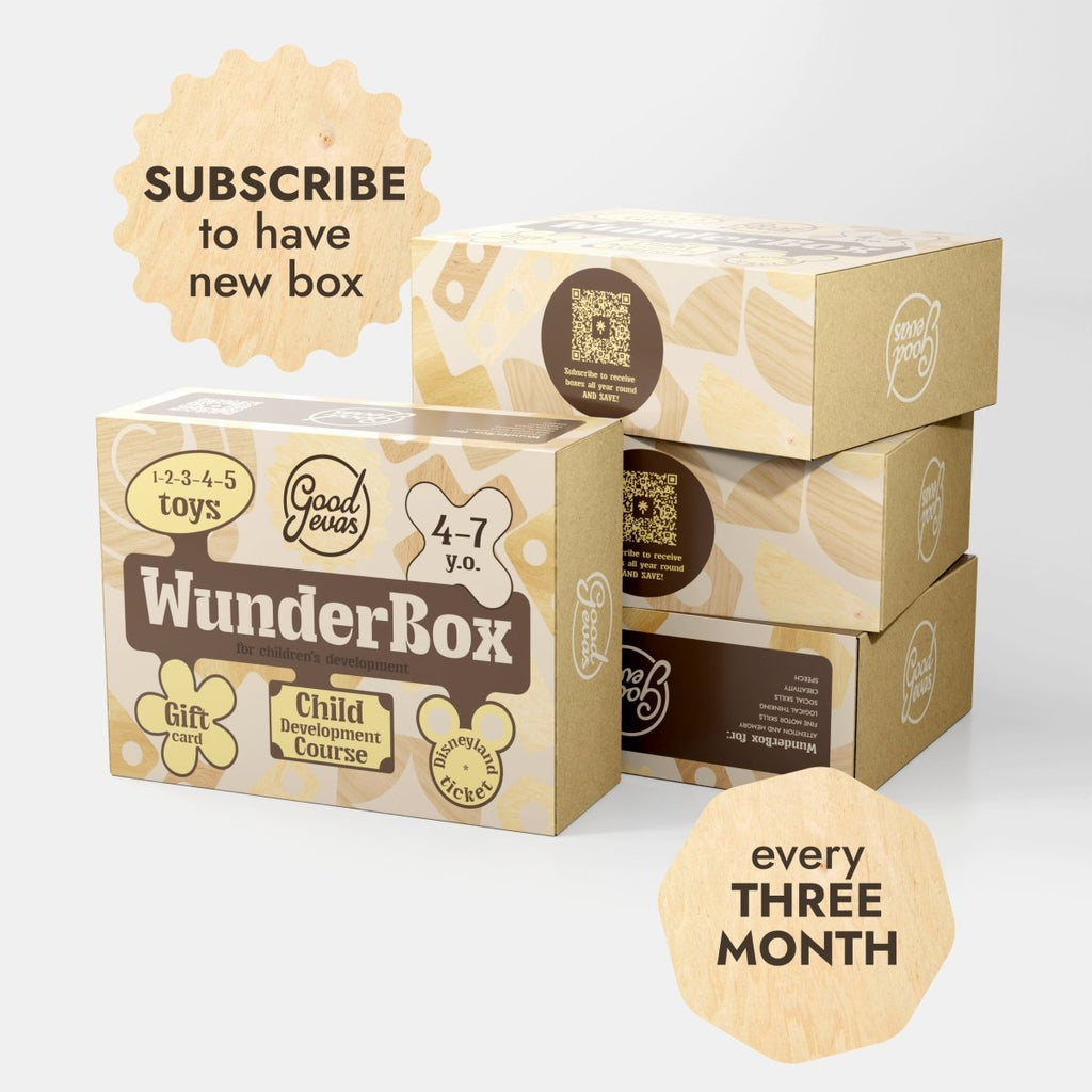 WunderBox 4-7 years old – developmental box for kids Goodevas B2B