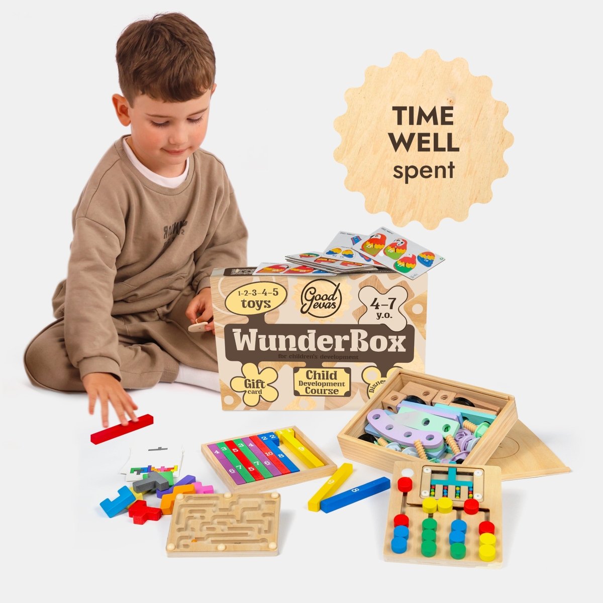 WunderBox 4-7 years old – developmental box for kids Goodevas B2B