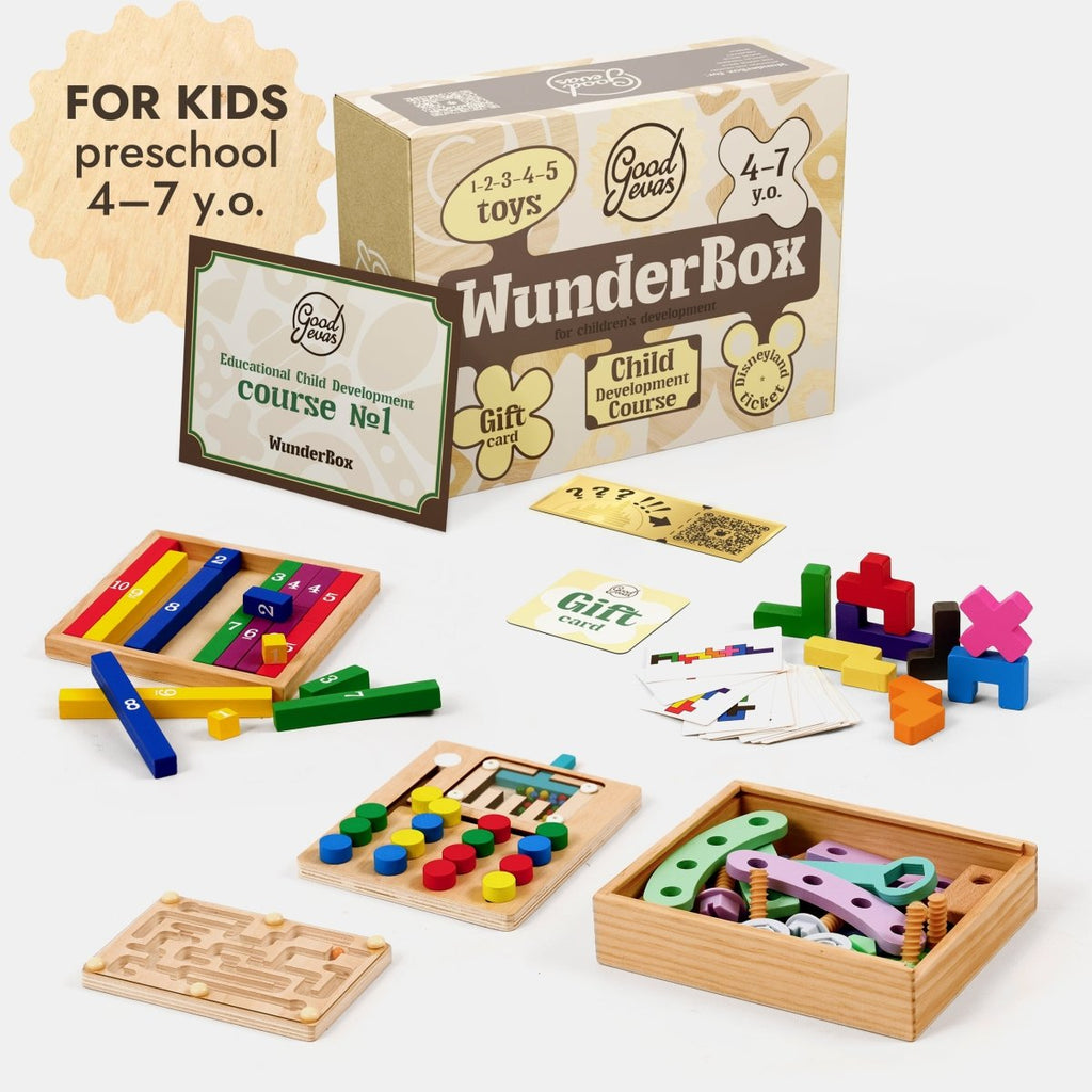 WunderBox 4-7 years old – developmental box for kids Goodevas B2B