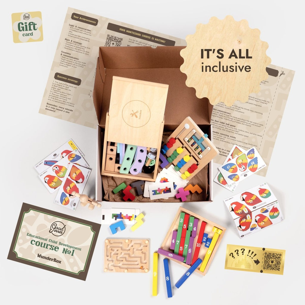 WunderBox 4-7 years old – developmental box for kids Goodevas B2B
