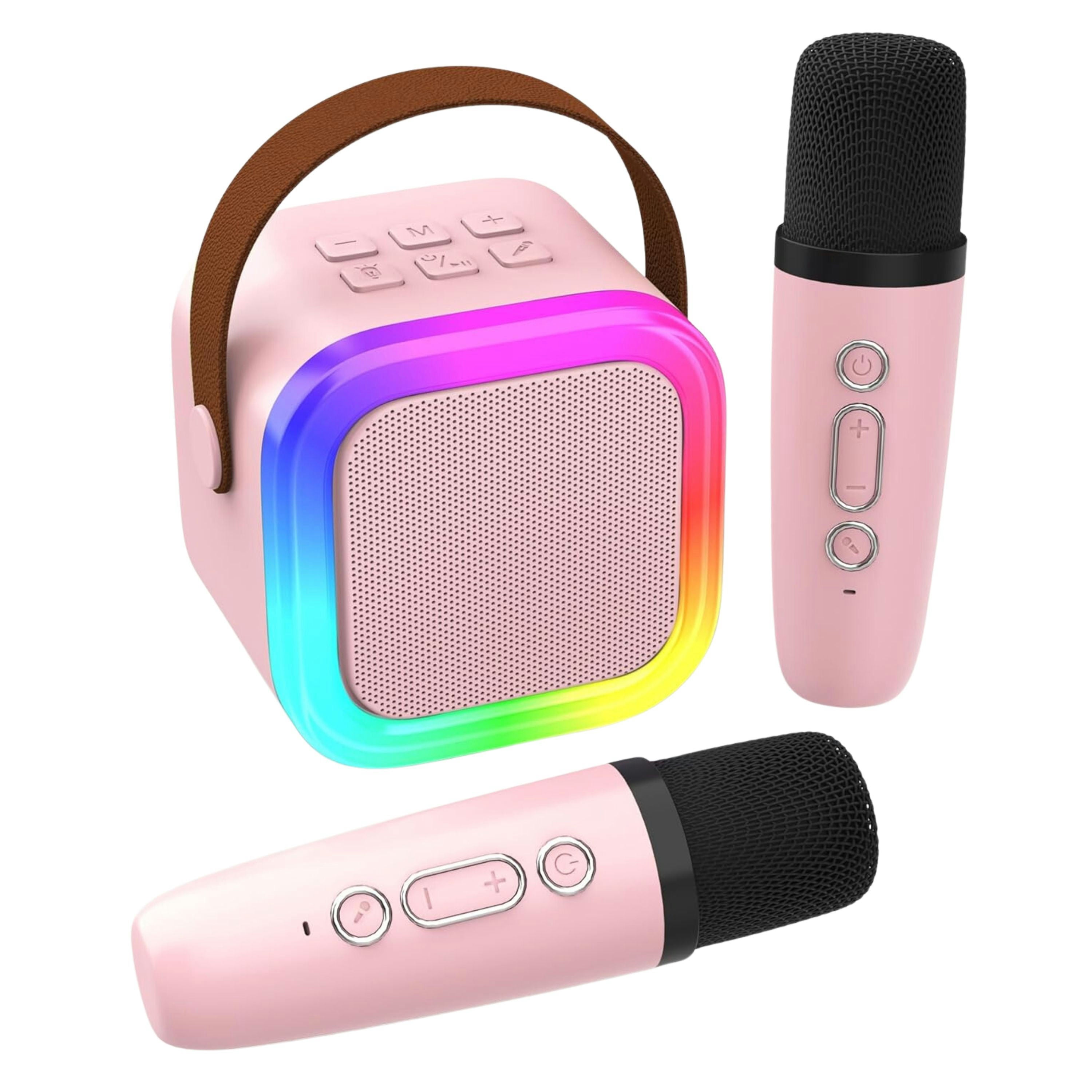 Portable Karaoke Machine – Bluetooth Speaker with Wireless Microphone, Clear and Loud Sound KENRO