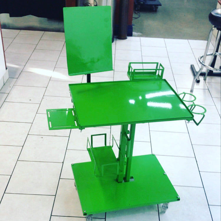 Tattoo Taboret  (yellow green bundle) Stingray Tattoo supplies