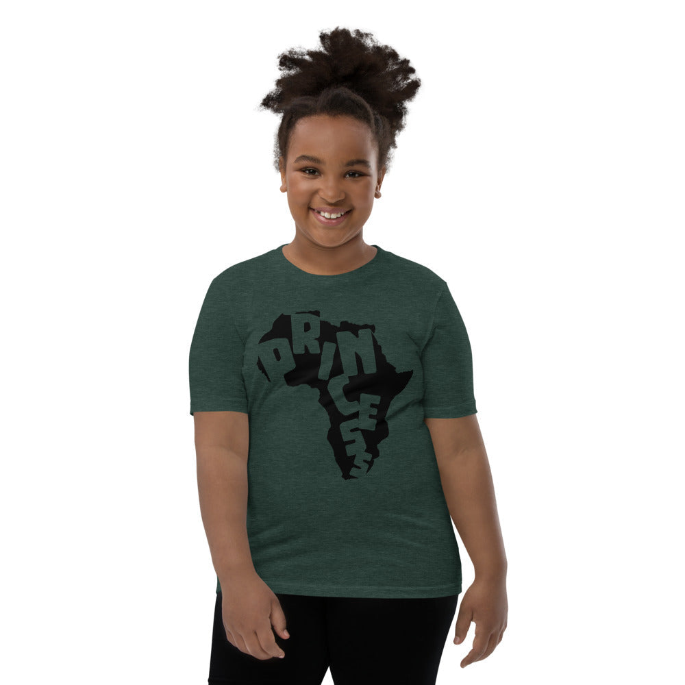 African Princess Youth Short Sleeve T-Shirt T&L Fashions Boutique
