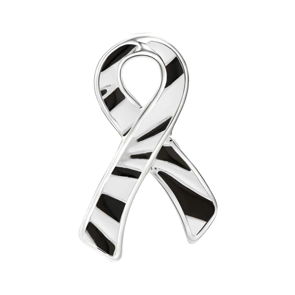Zebra Print Ribbon Pins The Awareness Company