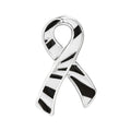 Zebra Print Ribbon Pins The Awareness Company