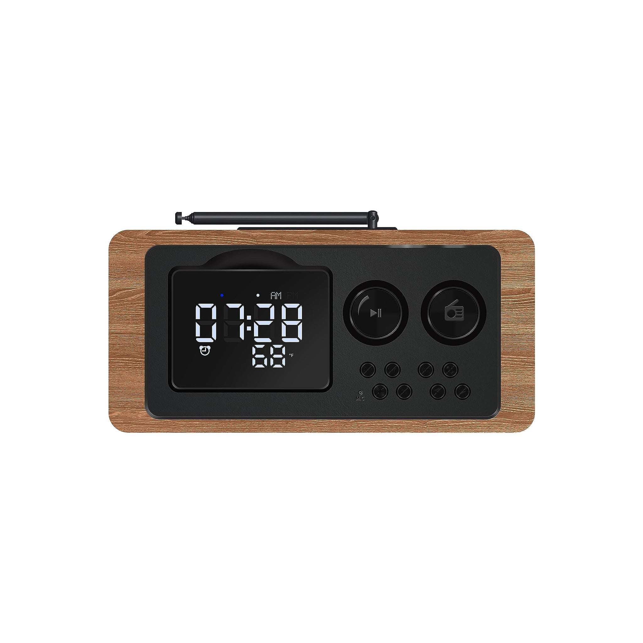 Fuse Zide Vintage Retro Radio with Alarm Clock Fuse Audio