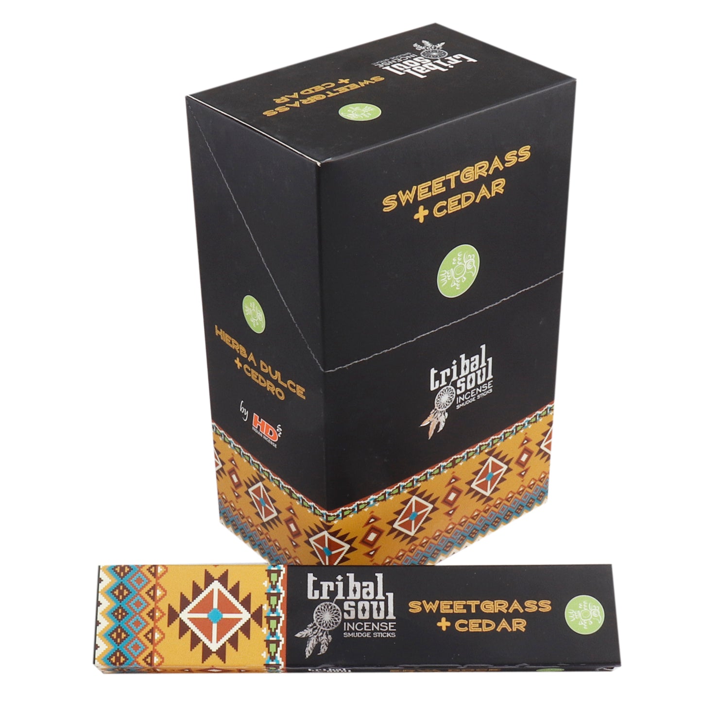 Tribal Soul Incense Sticks- Sweet Grass + Cedar (4 Sets)