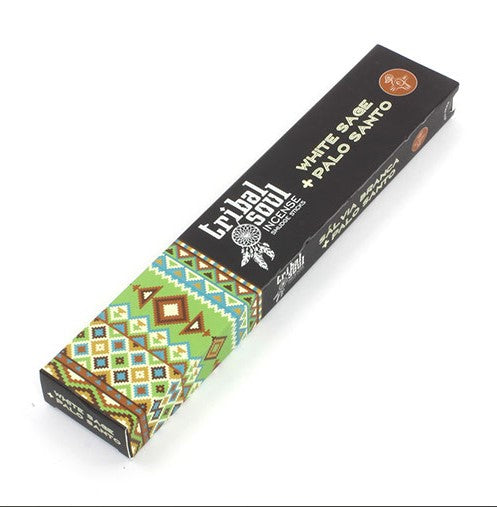 Tribal Soul Incense Sticks - White Sage + Palo Santo (4 Sets)