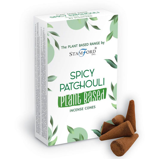 Plant Based Incense Cones - Spicy Patchouli (4 Sets)