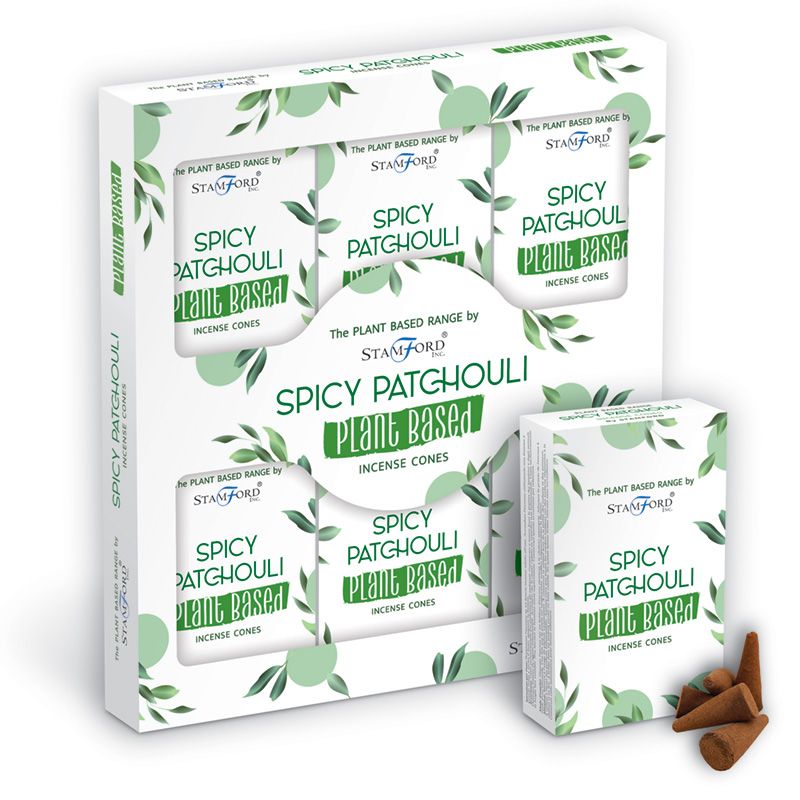 Plant Based Incense Cones - Spicy Patchouli (4 Sets)