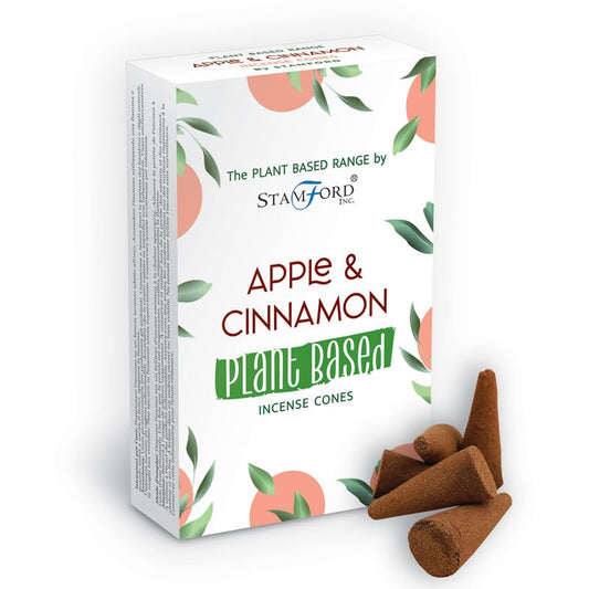 Plant Based Incense Cones - Apple & Cinnamon (4 Sets)