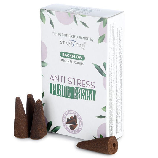 Plant Based Backflow Incense Cones - Anti Stress (4 Sets)