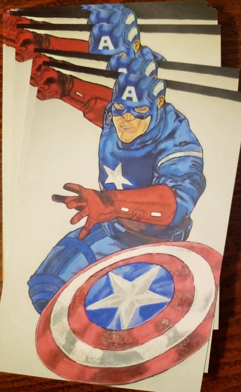 Superhero Prints (Gloss 4"x6") by A.D.M. TheArtist Lyric1